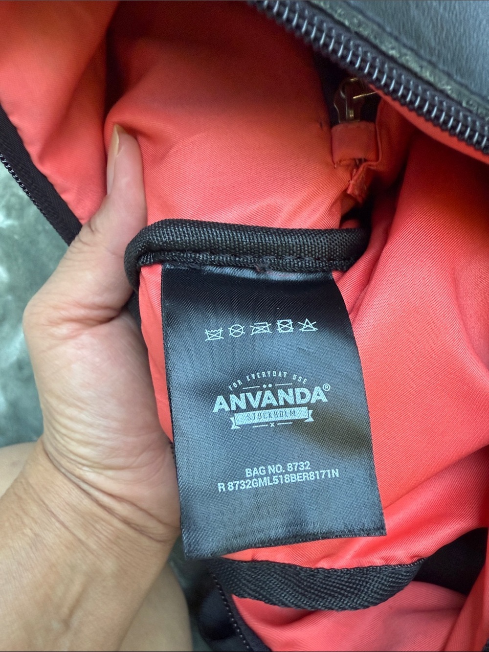 Black Canvas & Leather Messenger Bag - Picture 7 of 11